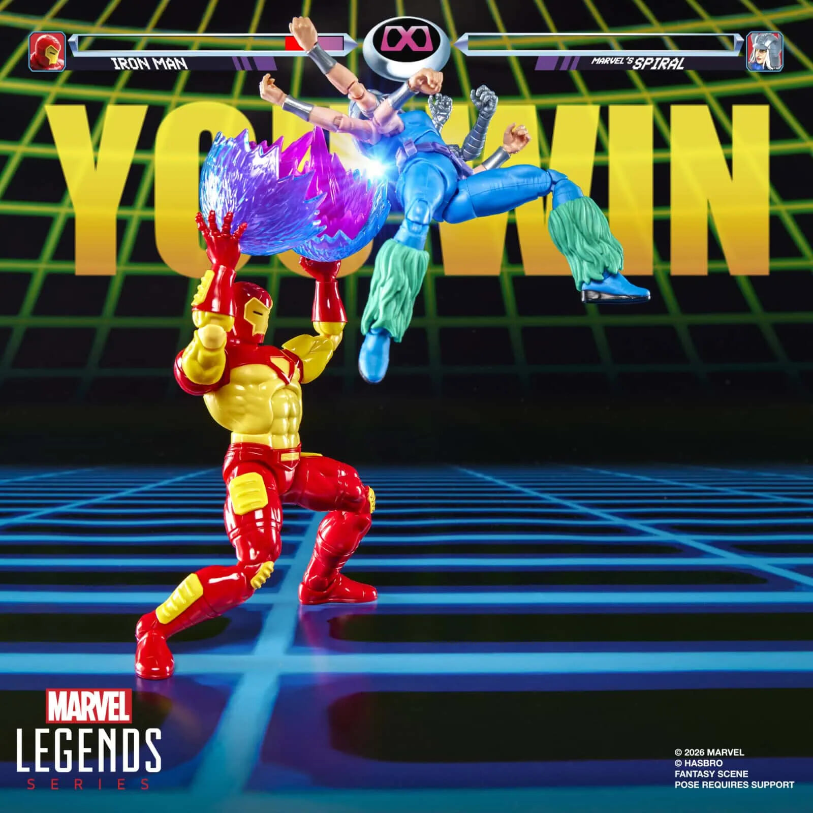 Hasbro 推出 Marvel Legends《Iron Man & Marvel's Spiral》電玩版 雙人組附 21 配件重現經典