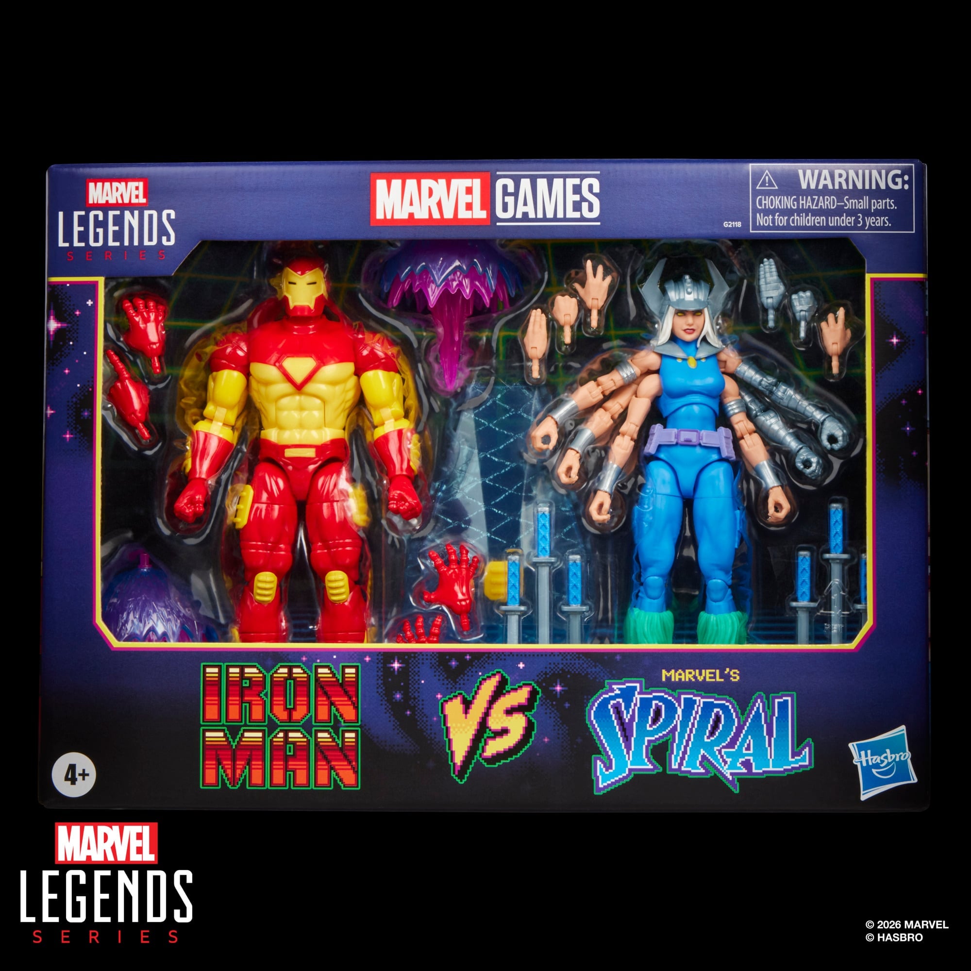 Hasbro 推出 Marvel Legends《Iron Man & Marvel's Spiral》電玩版 雙人組附 21 配件重現經典