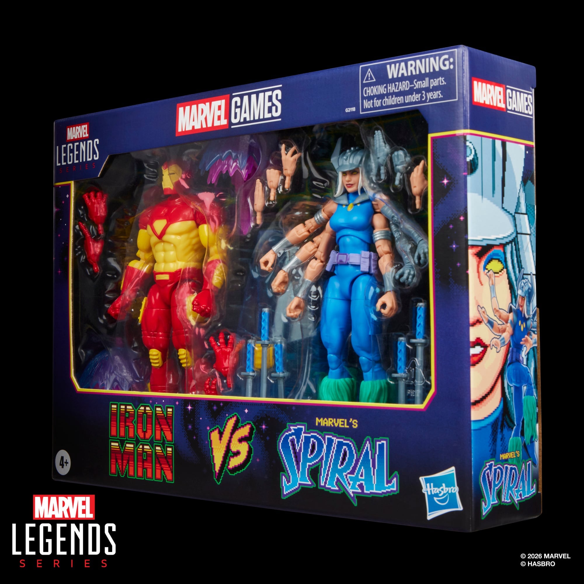 Hasbro 推出 Marvel Legends《Iron Man & Marvel's Spiral》電玩版 雙人組附 21 配件重現經典