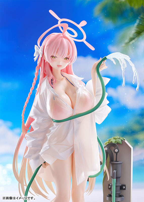 Max Factory《蔚藍檔案》1/7 泳裝花子模型 2026 年 8 月發售 濕透襯衫透明感十足