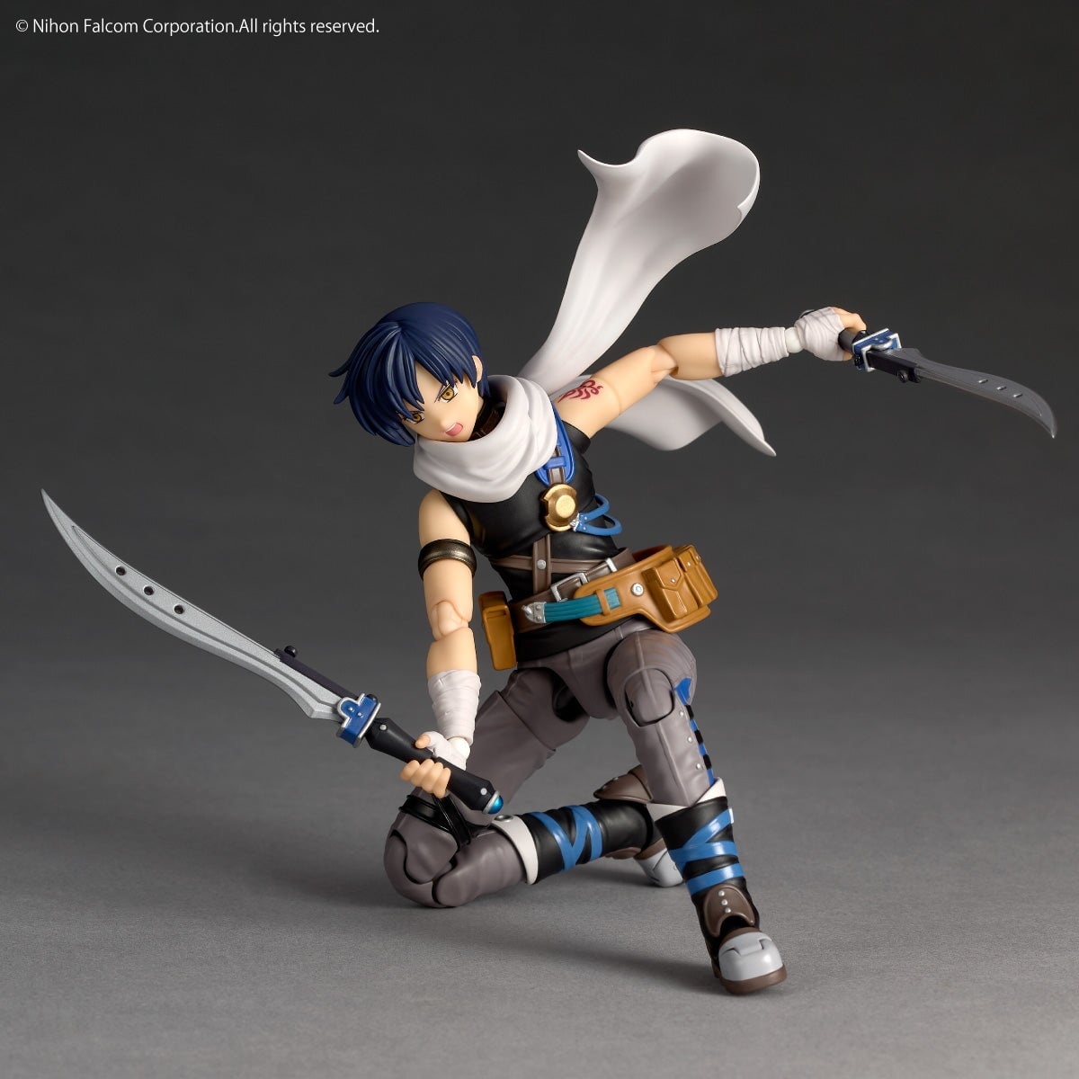 海洋堂 Revoltech《空之軌跡》約書亞 2027 年發售 附口琴與發光雙劍