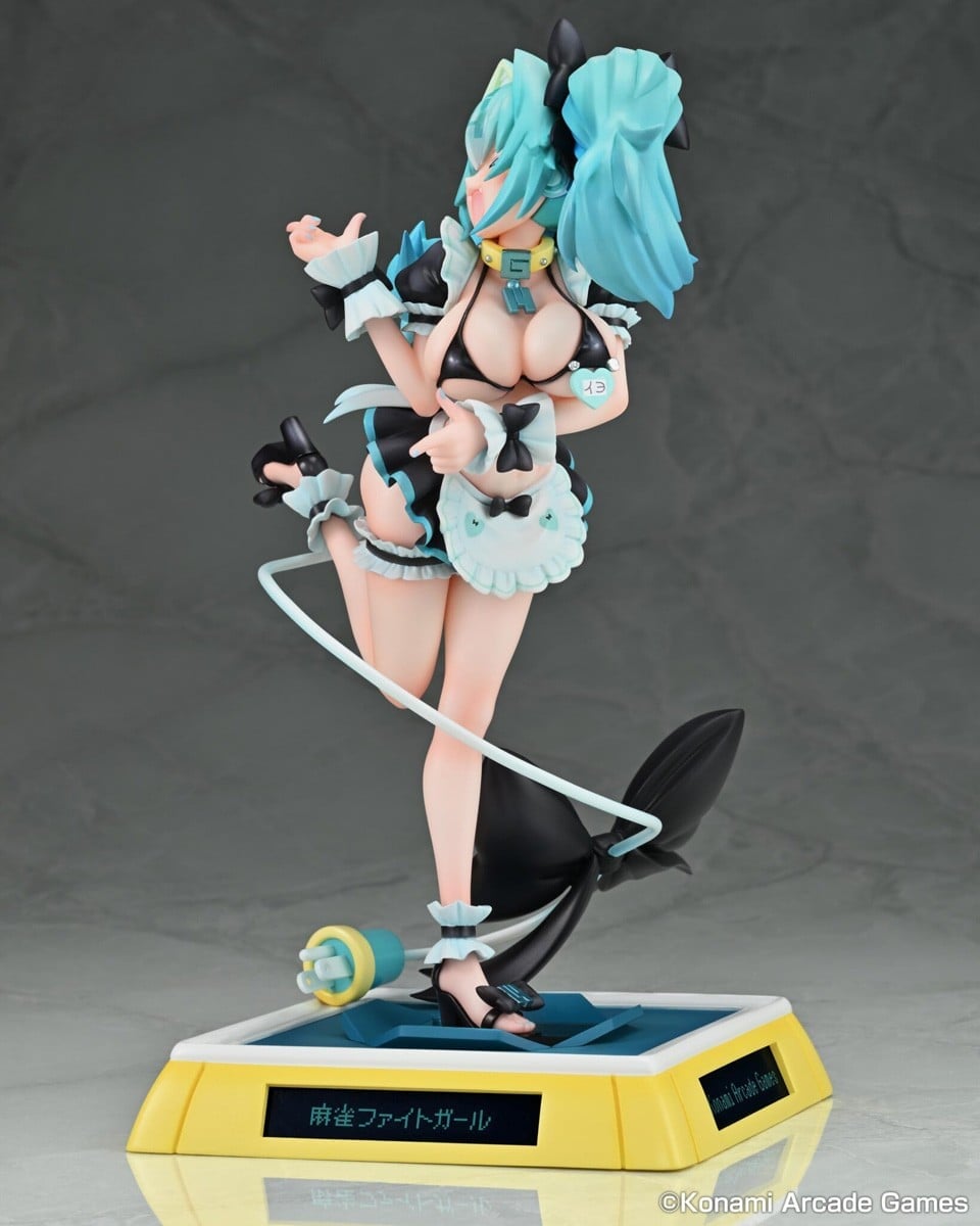 《麻雀 Fight Girl》G-14 イヨ夏日女僕模型 展現回眸美感