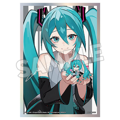 GSC《初音未來 V6》黏土人開放預購 官網特典附贈 LAM 老師繪製色紙