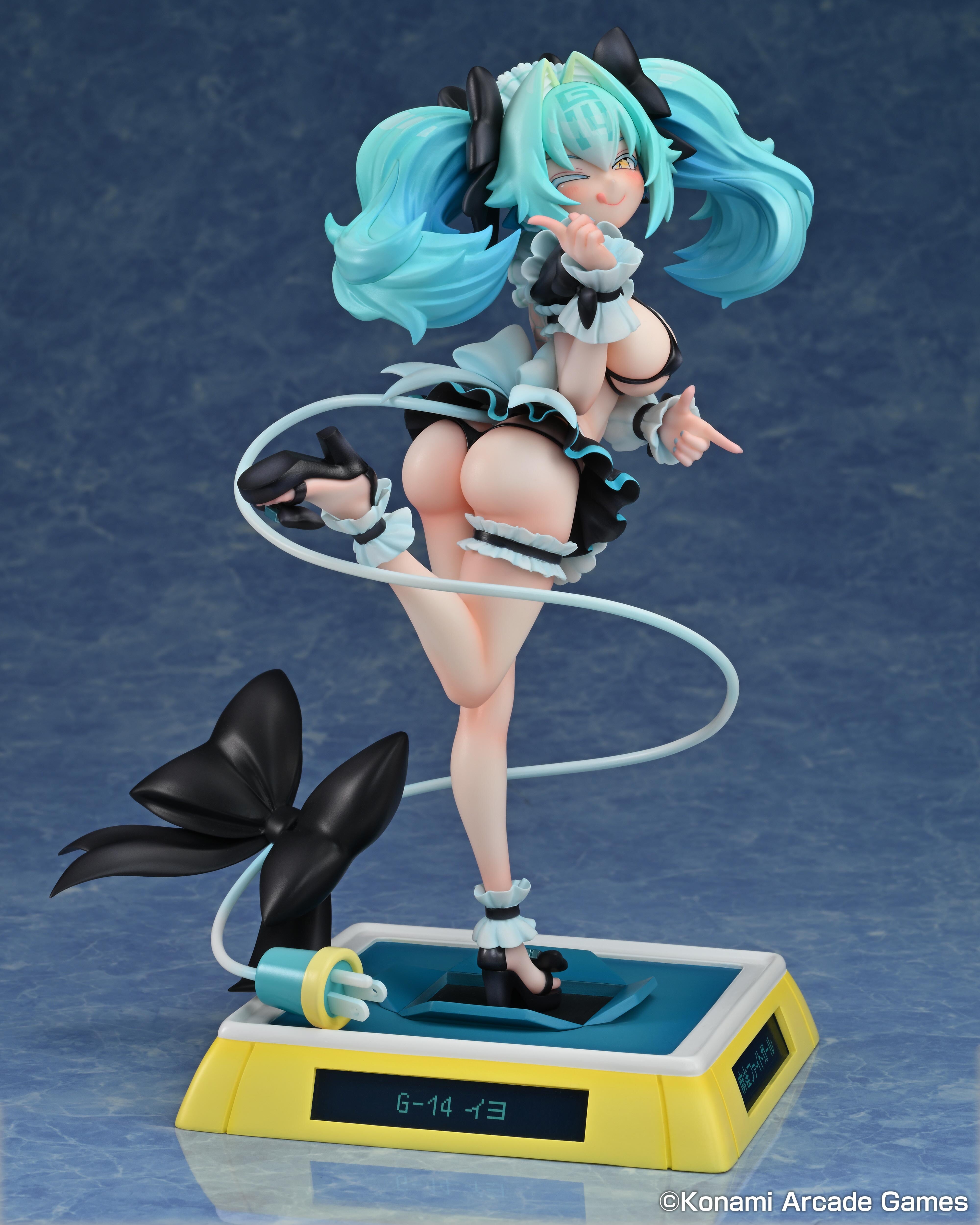 《麻雀 Fight Girl》G-14 イヨ夏日女僕模型 展現回眸美感