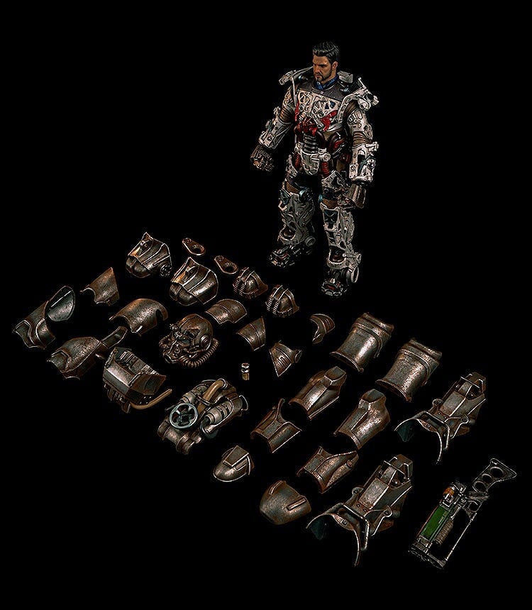 threezero《異塵餘生》T-60 生鏽版裝甲預購 磁吸零件可與舊作混搭
