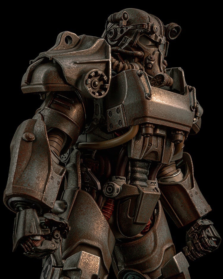 threezero《異塵餘生》T-60 生鏽版裝甲預購 磁吸零件可與舊作混搭
