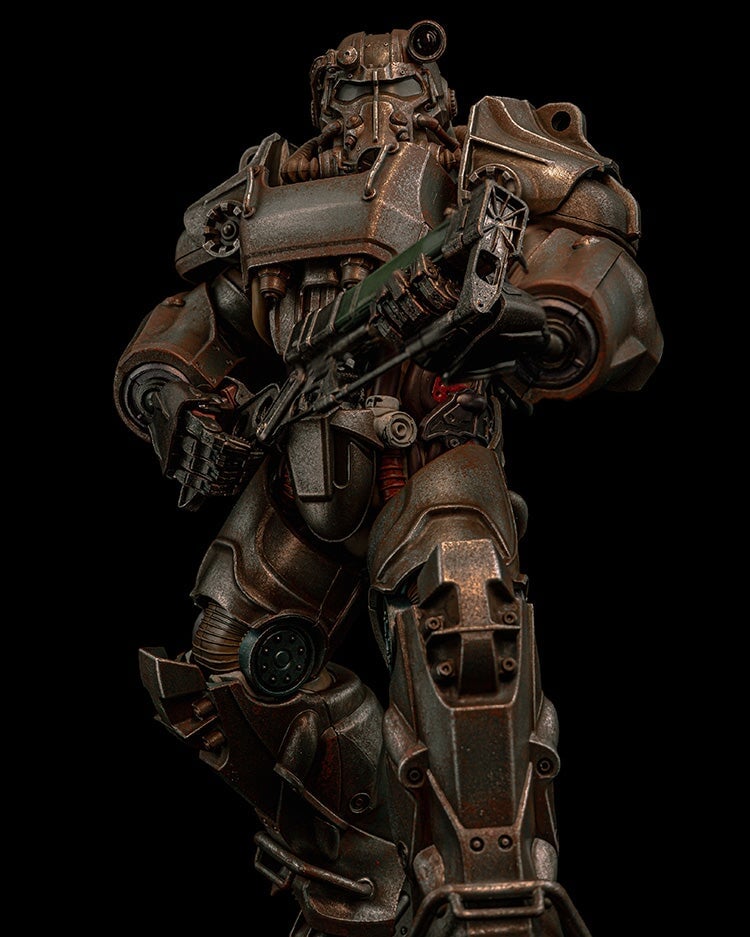 threezero《異塵餘生》T-60 生鏽版裝甲預購 磁吸零件可與舊作混搭