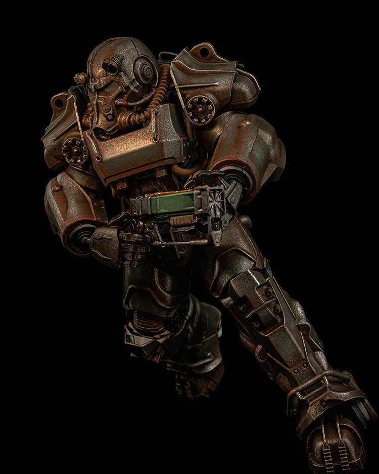 threezero《異塵餘生》T-60 生鏽版裝甲預購 磁吸零件可與舊作混搭