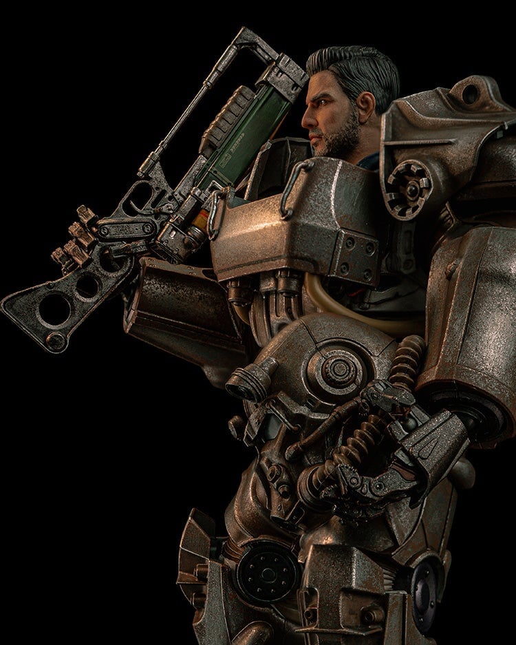 threezero《異塵餘生》T-60 生鏽版裝甲預購 磁吸零件可與舊作混搭