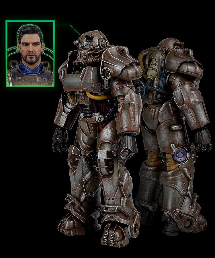 threezero《異塵餘生》T-60 生鏽版裝甲預購 磁吸零件可與舊作混搭