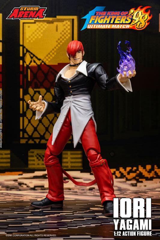 STORM COLLECTIBLES 推出《KOF 98 UM》八神庵可動人偶 附必殺技紫炎特效售價約 1166 元
