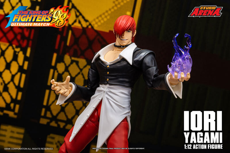 STORM COLLECTIBLES 推出《KOF 98 UM》八神庵可動人偶 附必殺技紫炎特效售價約 1166 元