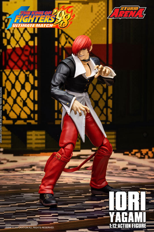 STORM COLLECTIBLES 推出《KOF 98 UM》八神庵可動人偶 附必殺技紫炎特效售價約 1166 元
