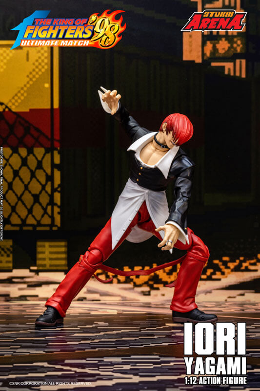 STORM COLLECTIBLES 推出《KOF 98 UM》八神庵可動人偶 附必殺技紫炎特效售價約 1166 元