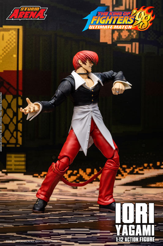 STORM COLLECTIBLES 推出《KOF 98 UM》八神庵可動人偶 附必殺技紫炎特效售價約 1166 元