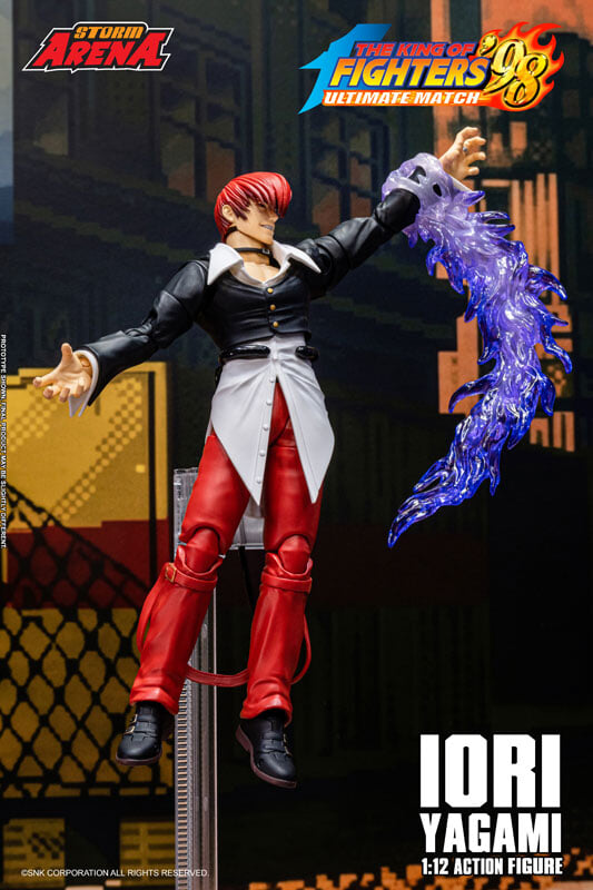STORM COLLECTIBLES 推出《KOF 98 UM》八神庵可動人偶 附必殺技紫炎特效售價約 1166 元