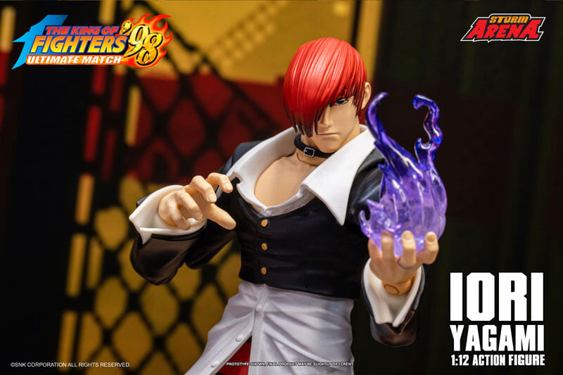 STORM COLLECTIBLES 推出《KOF 98 UM》八神庵可動人偶 附必殺技紫炎特效售價約 1166 元