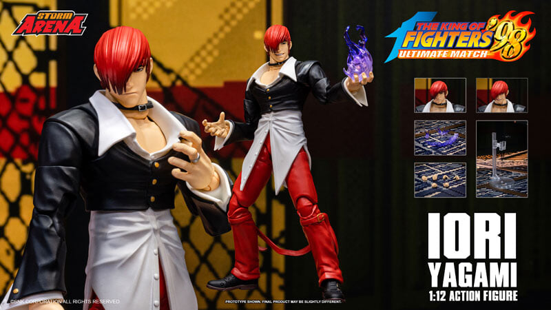 STORM COLLECTIBLES 推出《KOF 98 UM》八神庵可動人偶 附必殺技紫炎特效售價約 1166 元