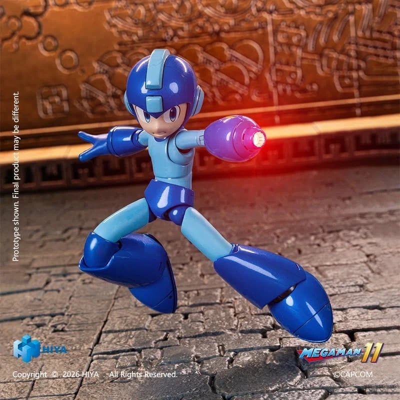 Hiya Toys《洛克人 11》磁控燈效人偶 2027 年冬季發售
