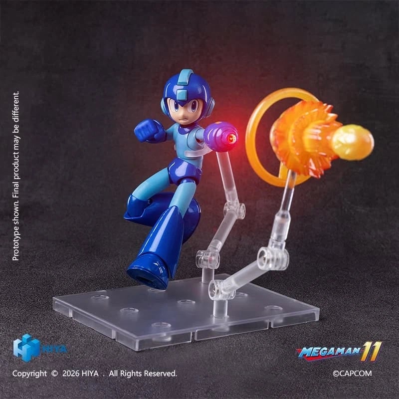 Hiya Toys《洛克人 11》磁控燈效人偶 2027 年冬季發售