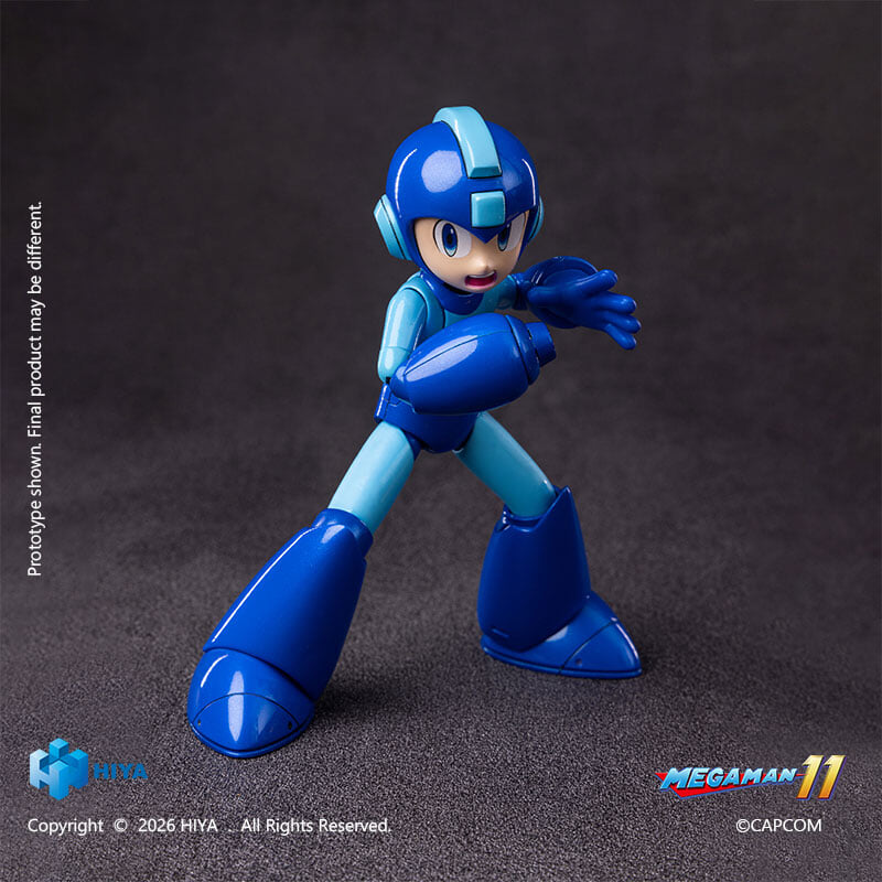 Hiya Toys《洛克人 11》人偶預約 磁吸發光洛克砲可發光