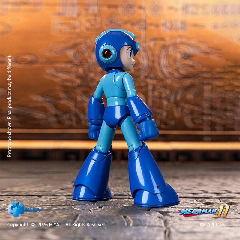 Hiya Toys《洛克人 11》人偶預約 磁吸發光洛克砲可發光
