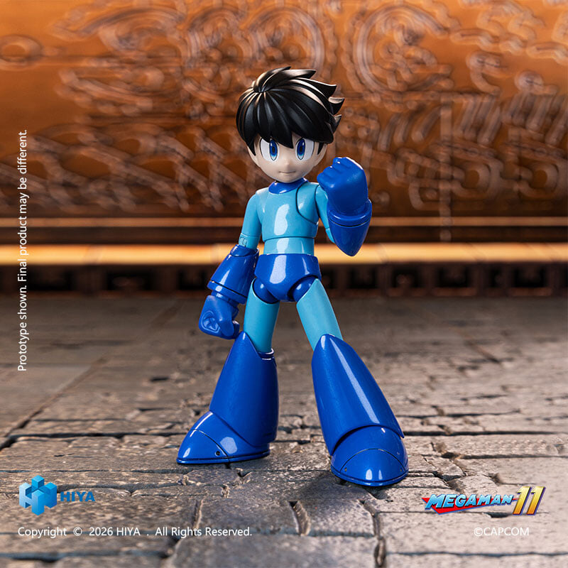 Hiya Toys《洛克人 11》人偶預約 磁吸發光洛克砲可發光
