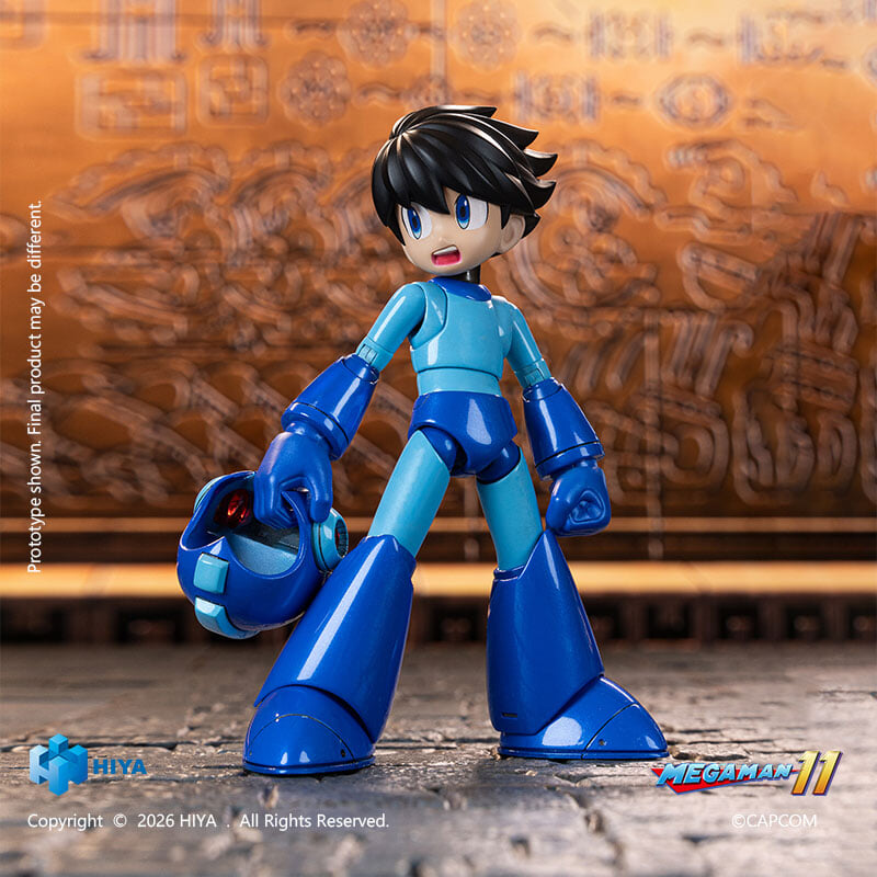Hiya Toys《洛克人 11》人偶預約 磁吸發光洛克砲可發光