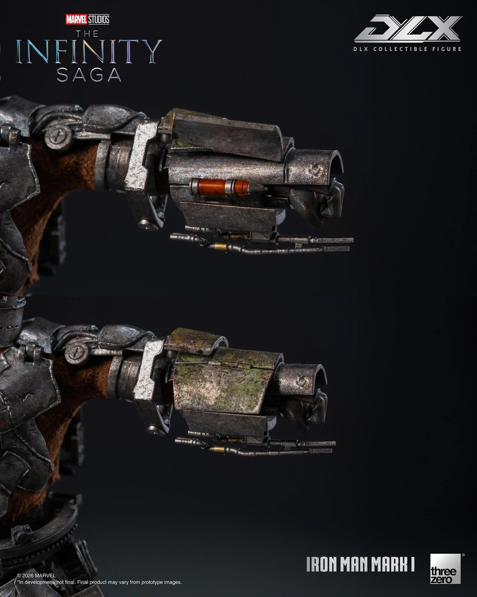 threezero《鋼鐵人》DLX Mark 1合金模型亮相 2027年秋季發售 定價約3524元