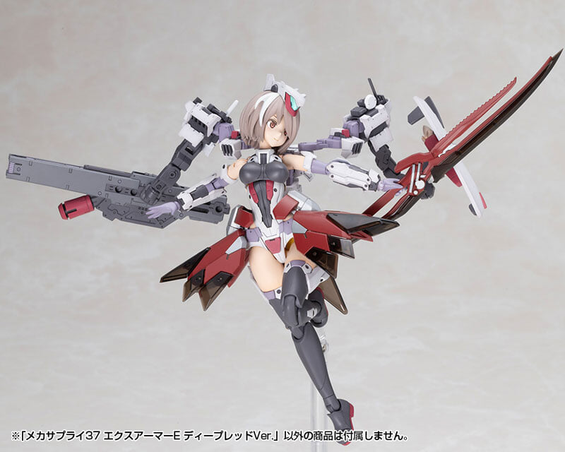 壽屋 M.S.G 推出深紅配色版系列配件 支援機娘改裝 2027 年 4 月發售