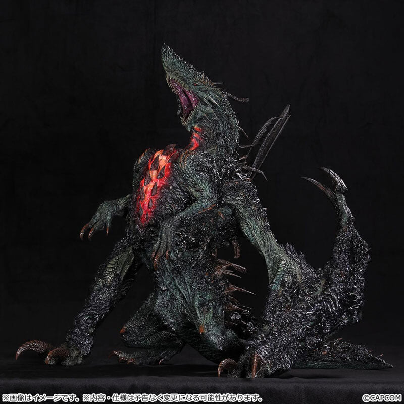 CAPCOM《魔物獵人》巨戟龍 XL 雕像公開 售價 5.5 萬日圓 2027 年出貨
