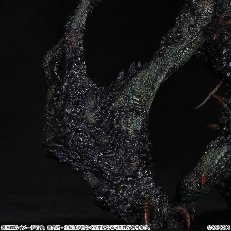 CAPCOM《魔物獵人》巨戟龍 XL 雕像公開 售價 5.5 萬日圓 2027 年出貨