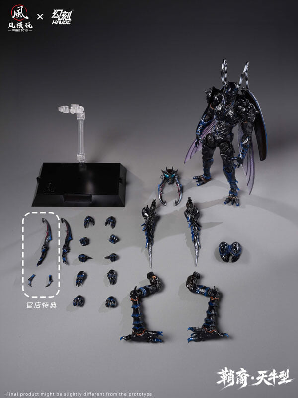 WIND TOYS《鞘翅紀元:天牛型》1/12 可動人偶 融合昆蟲機甲美學 2026 年 12 月發售