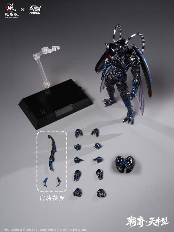 WIND TOYS《鞘翅紀元:天牛型》1/12 可動人偶 融合昆蟲機甲美學 2026 年 12 月發售