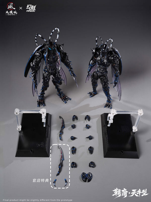WIND TOYS《鞘翅紀元:天牛型》1/12 可動人偶 融合昆蟲機甲美學 2026 年 12 月發售