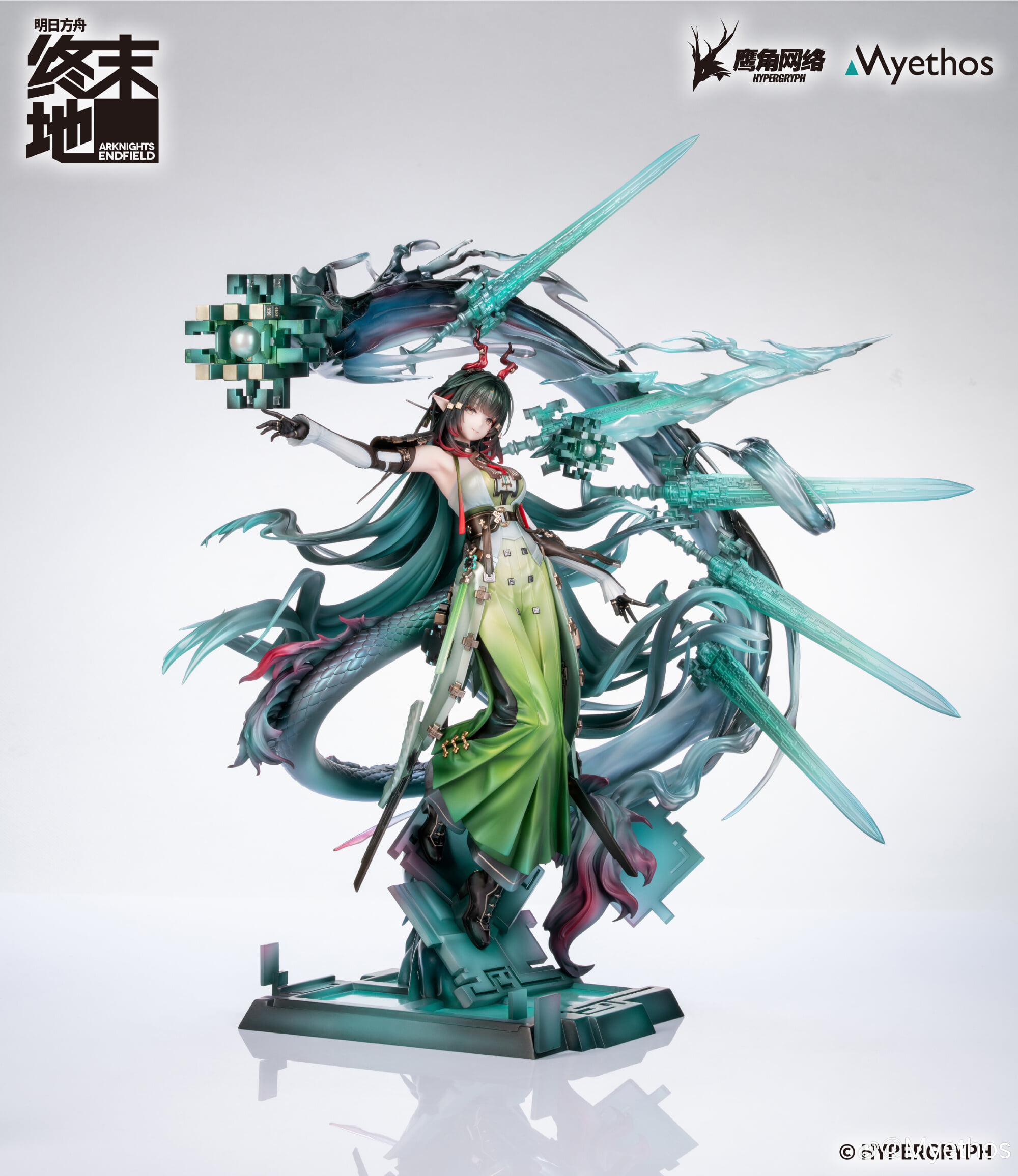Myethos《明日方舟》左樂 1/7 模型 9/27 預購 39cm 巨大場景台幣約 6452 元