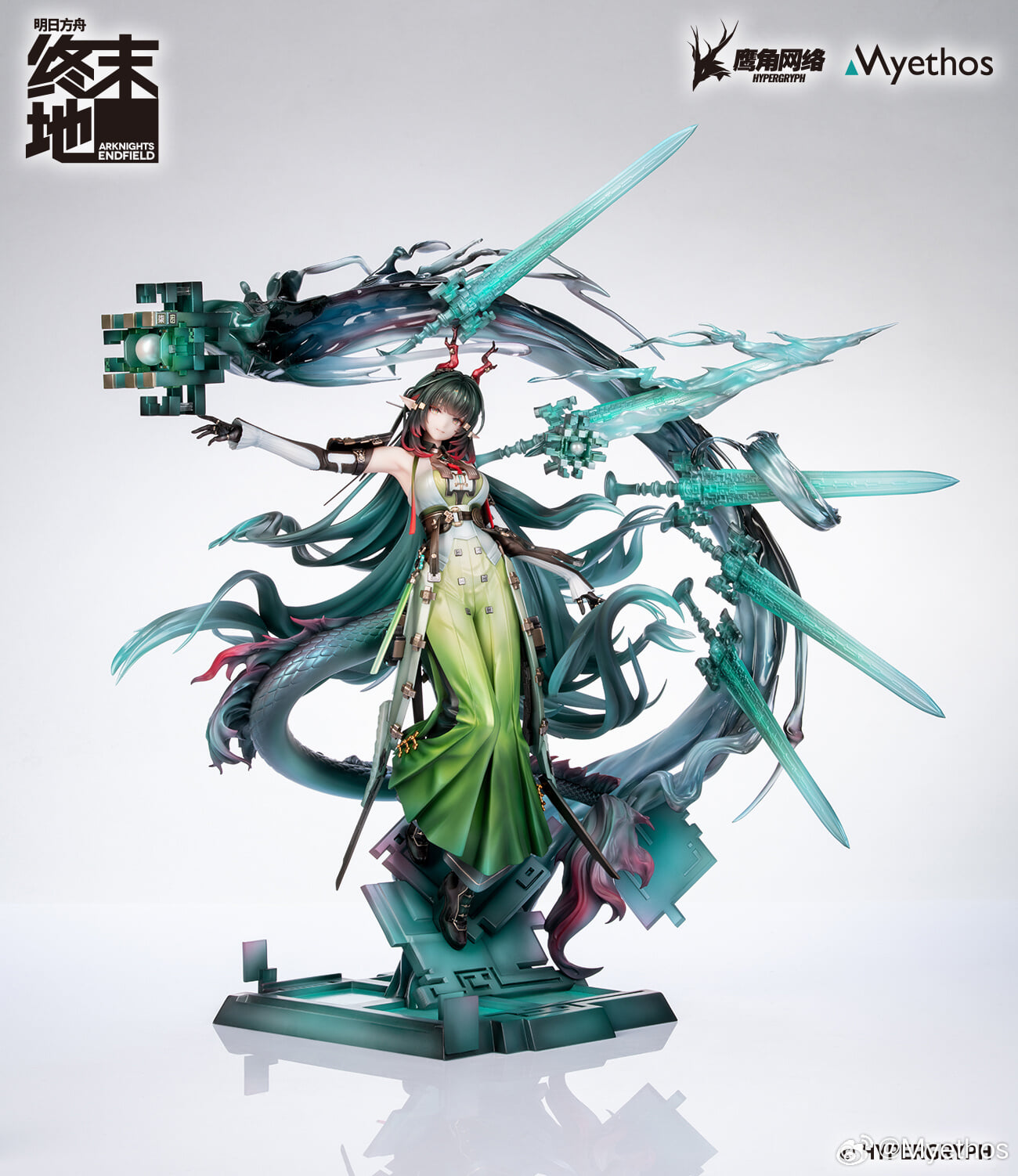 Myethos《明日方舟》左樂 1/7 模型 9/27 預購 39cm 巨大場景台幣約 6452 元
