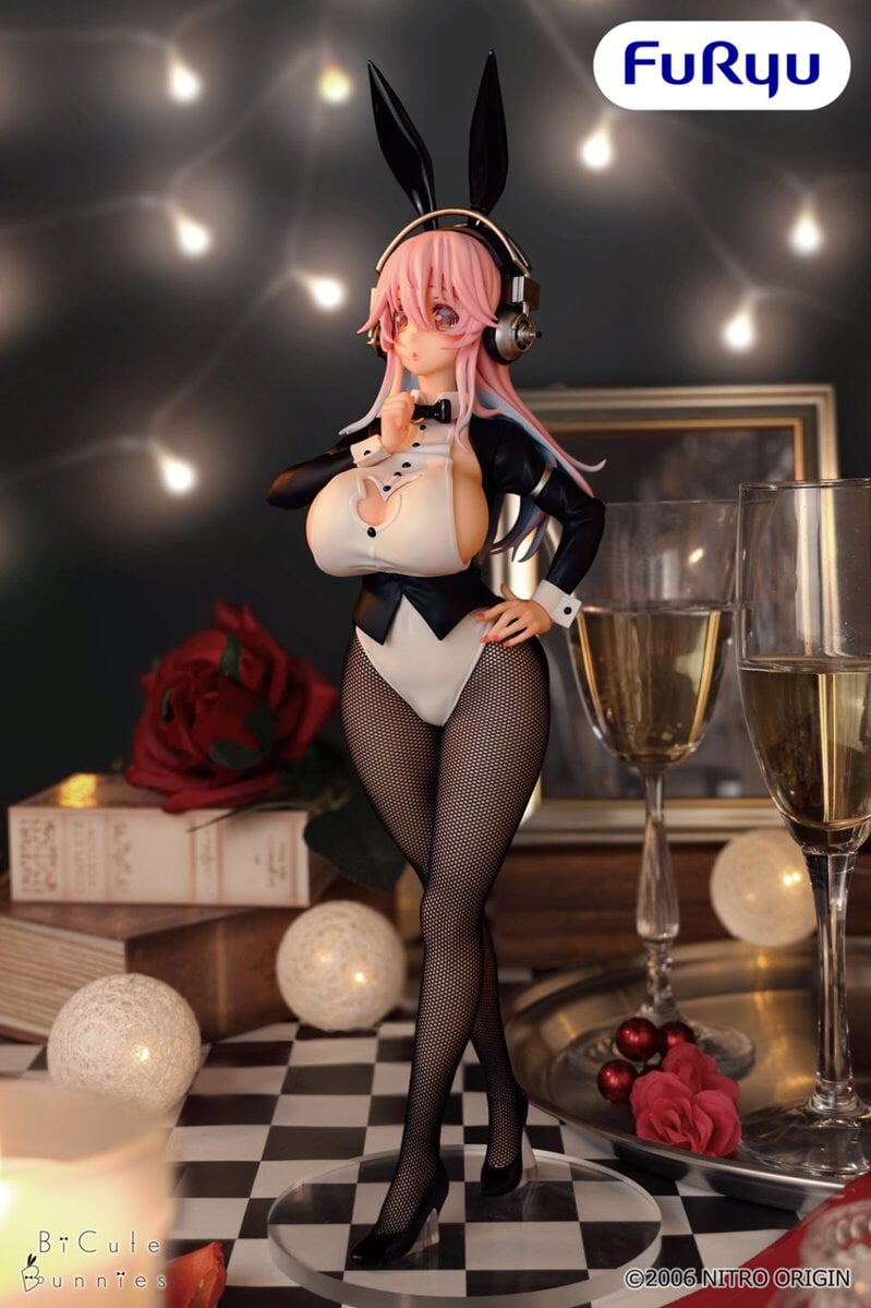 FURYU《超級索尼子》BiCute Bunnies 燕尾服兔女郎景品 2027 年 3 月再販 確認搭載真實布製網襪