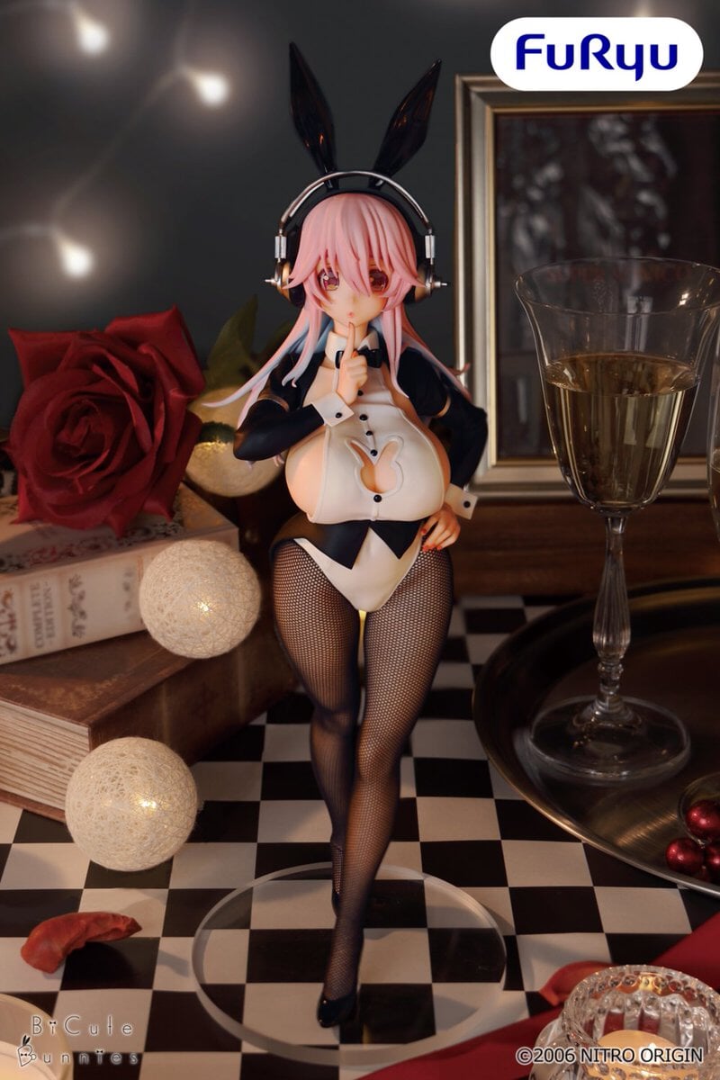 FURYU《超級索尼子》BiCute Bunnies 燕尾服兔女郎景品 2027 年 3 月再販 確認搭載真實布製網襪