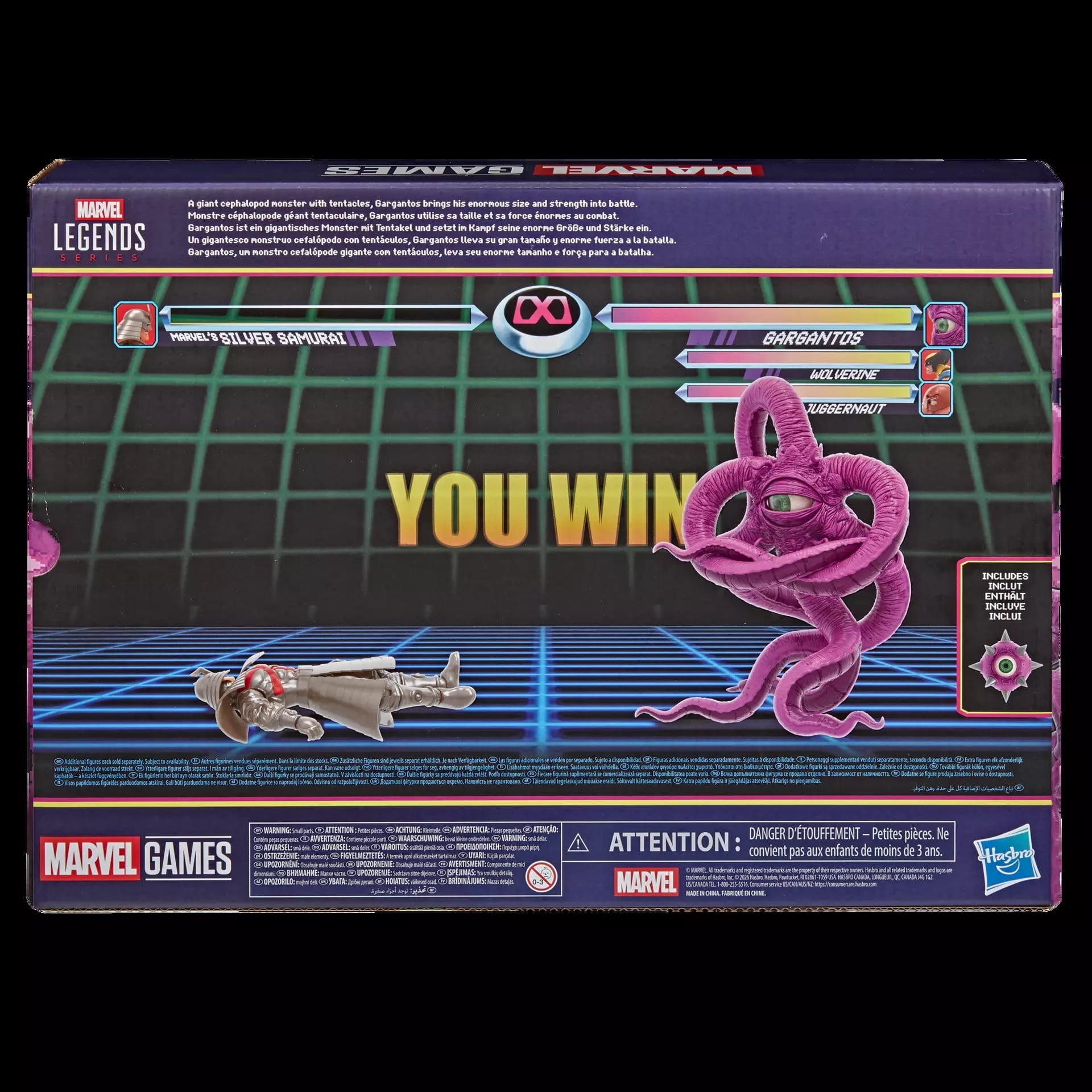 Hasbro《Marvel Legends》Gargantos 2P色人偶公開 觸手展開達22吋
