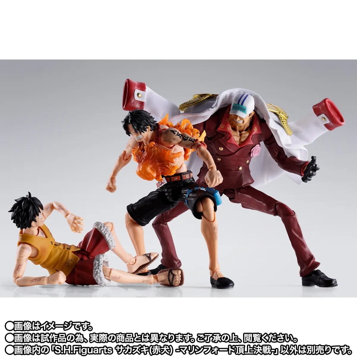S.H.Figuarts《航海王》薩卡斯基頂上決戰版公開 附岩漿特效可與艾斯連動