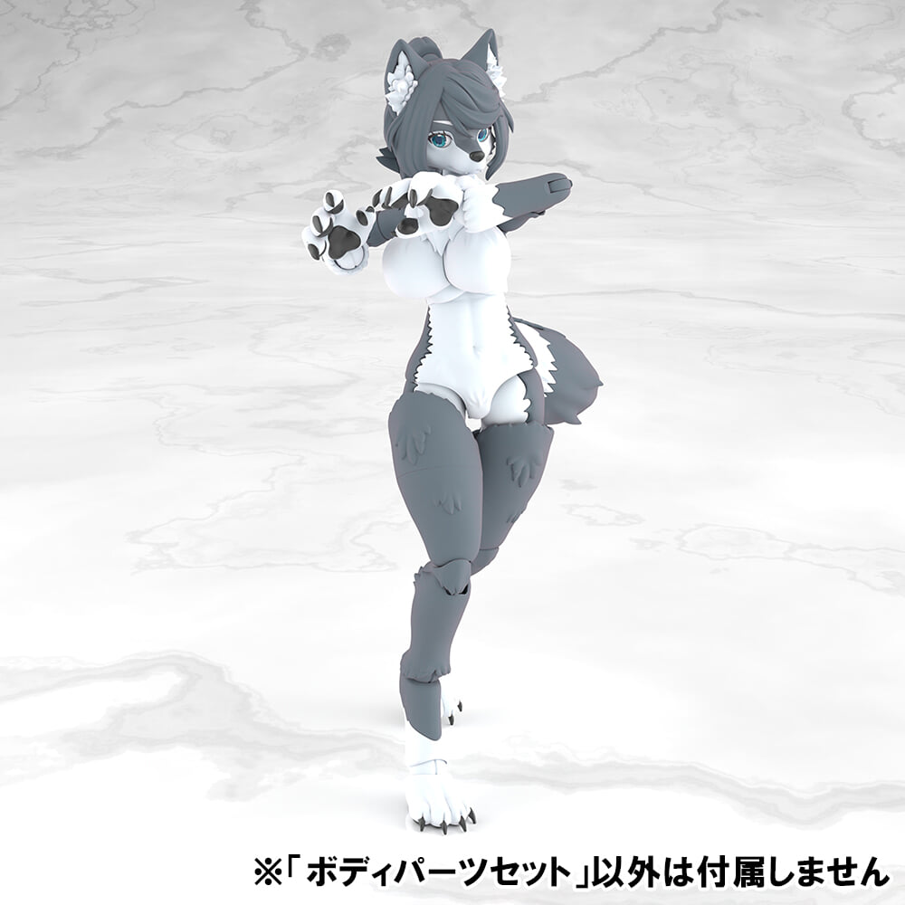 Aoshima《kemopla》獸人組裝模型 Ibex 開放預購 一盒雙素體附可動眼 預計 2027 年發售