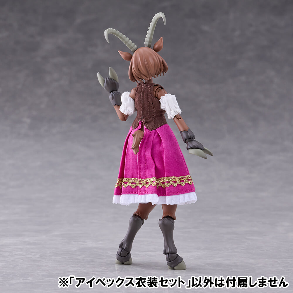 Aoshima《kemopla》獸人組裝模型 Ibex 開放預購 一盒雙素體附可動眼 預計 2027 年發售