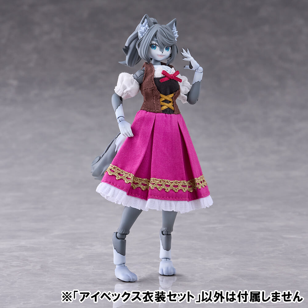 Aoshima《kemopla》獸人組裝模型 Ibex 開放預購 一盒雙素體附可動眼 預計 2027 年發售