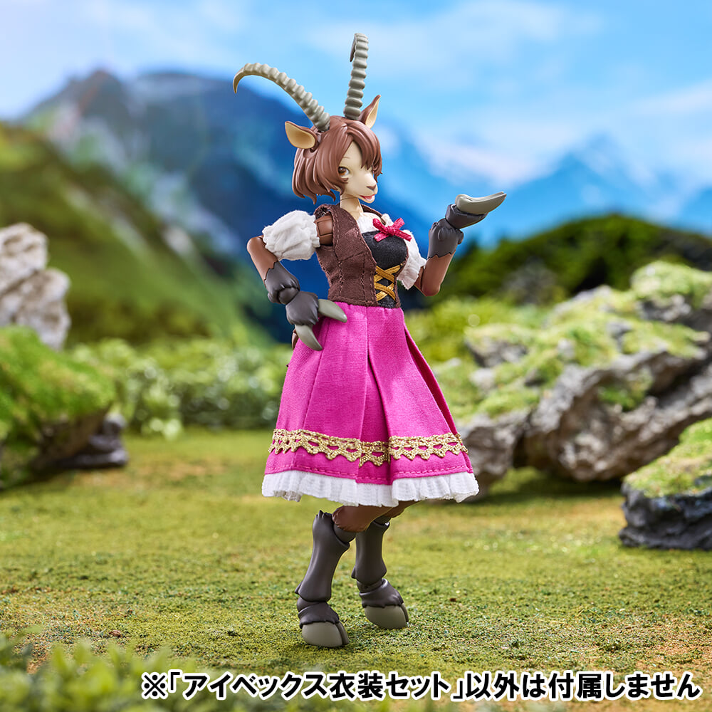 Aoshima《kemopla》獸人組裝模型 Ibex 開放預購 一盒雙素體附可動眼 預計 2027 年發售