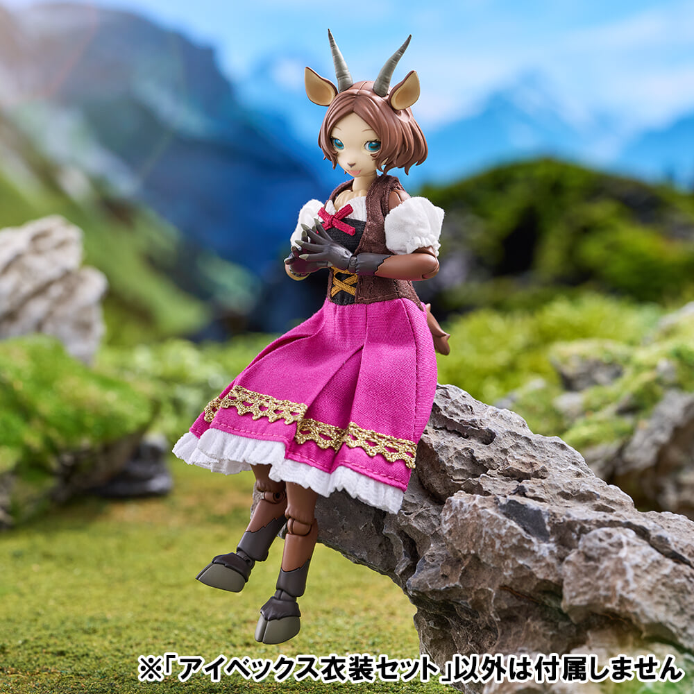 Aoshima《kemopla》獸人組裝模型 Ibex 開放預購 一盒雙素體附可動眼 預計 2027 年發售
