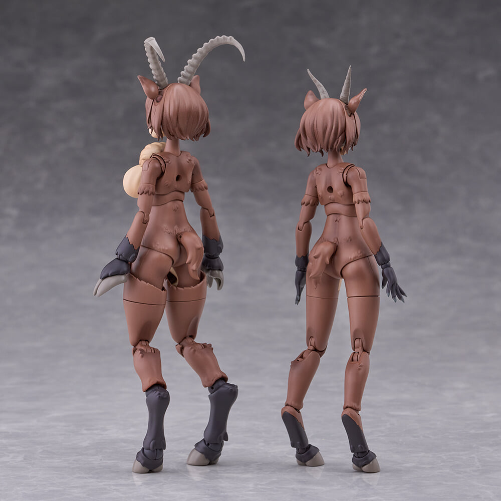 Aoshima《kemopla》獸人組裝模型 Ibex 開放預購 一盒雙素體附可動眼 預計 2027 年發售