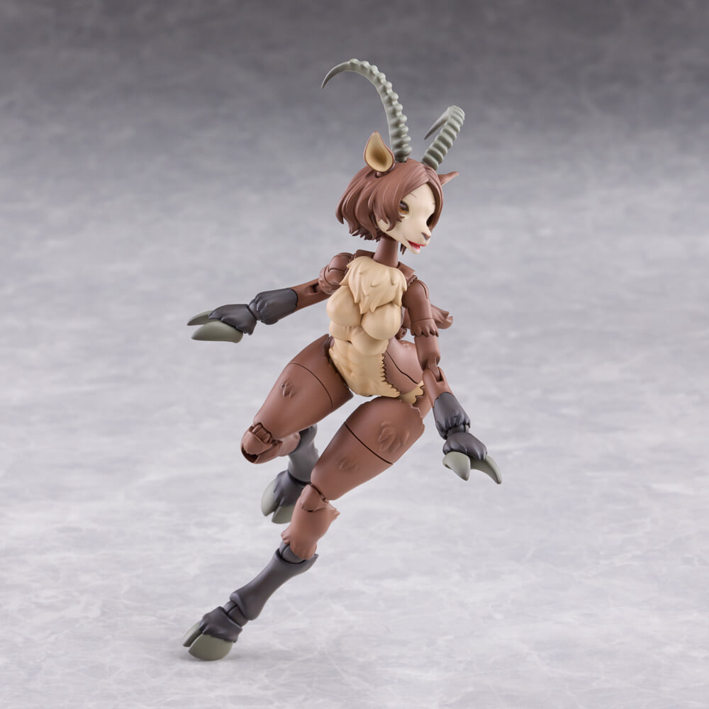 Aoshima《kemopla》獸人組裝模型 Ibex 開放預購 一盒雙素體附可動眼 預計 2027 年發售