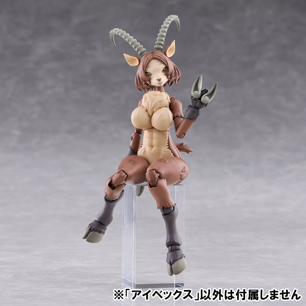 Aoshima《kemopla》獸人組裝模型 Ibex 開放預購 一盒雙素體附可動眼 預計 2027 年發售