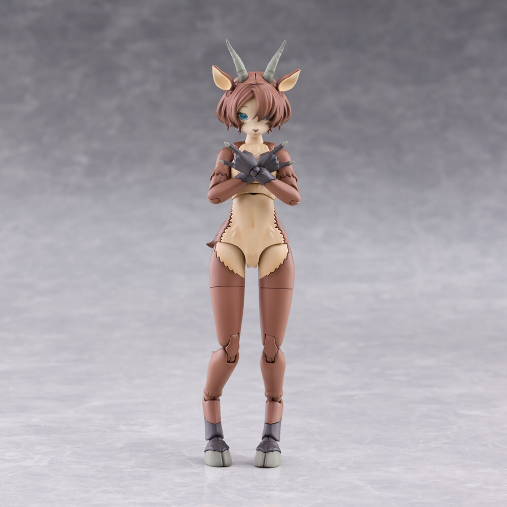 Aoshima《kemopla》獸人組裝模型 Ibex 開放預購 一盒雙素體附可動眼 預計 2027 年發售